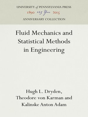cover image of Fluid Mechanics and Statistical Methods in Engineering